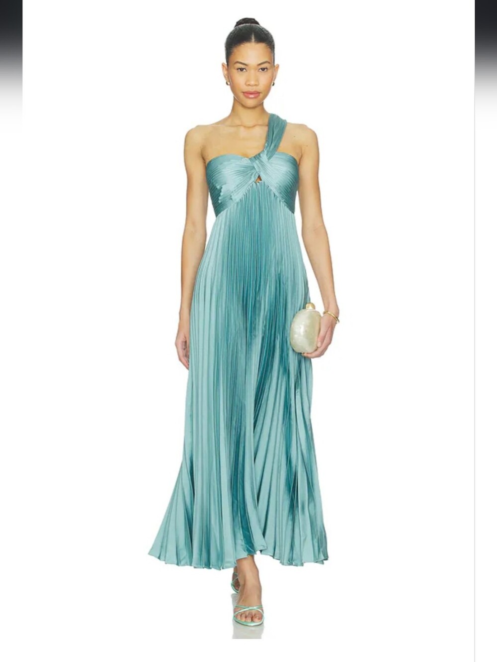 Raysa Gown in Seafoam
